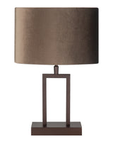 LED Tafellamp poot | Cacao | Monza | 37,5cm | Excl. Lampenkap