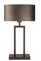 LED Tafellamp poot | Cacao | Monza | 59cm | Excl. Lampenkap