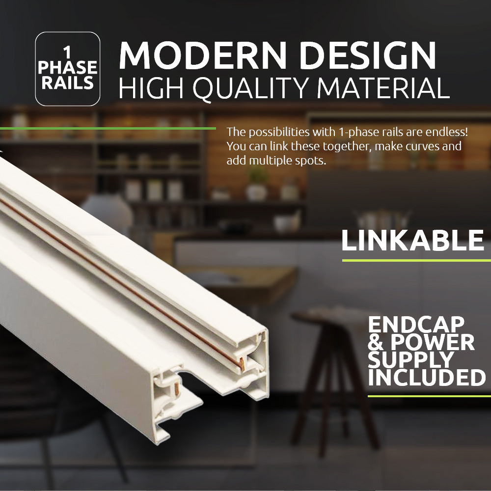 TEMPLATE 1 fase rails wit - High Quality