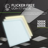 Backlight LED Paneel - 60x60CM - 30 Watt - Pro serie - flikker vrij