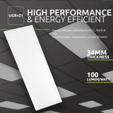 Backlight LED Paneel 120x30cm - 40W - 4000lm - high performance