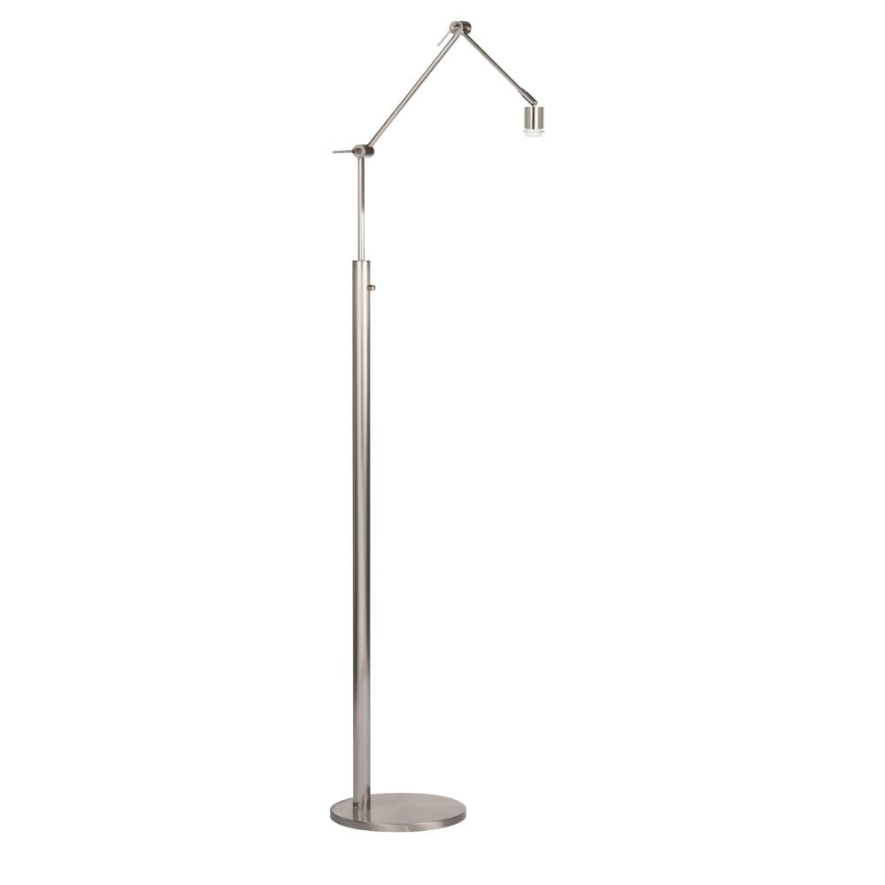 Highlight Kantelbare vloerlamp | Zilver | E27 | Incl. dimmer | 170 cm | Magna - excl. lampenkap