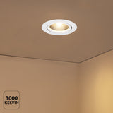 LED Dimbare inbouw spot 5W | Ø70mm | Wit | 3000K