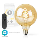 Wi-Fi Filament Globe LED Lamp - 125mm | 1800K - 6500K | 5W | E27