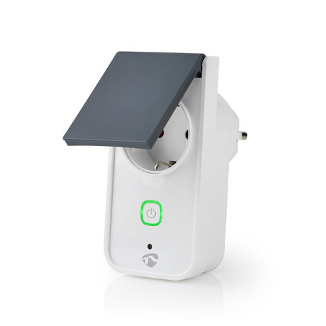 Wi-Fi Stopcontact Slimme stekker | Vochtbestendig | 10A | 3680 Watt | 220-240V - voorkant