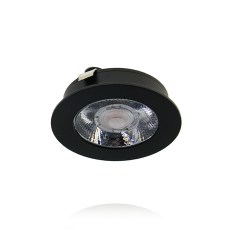 LED Meubelspot Armatuur | 12V | Baston | Ø55mm | Zwart | 3W