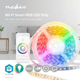 WiFi Slimme LED Strip - Full colour incl. Warm Wit en Wit - 5 meter - APP Besturing