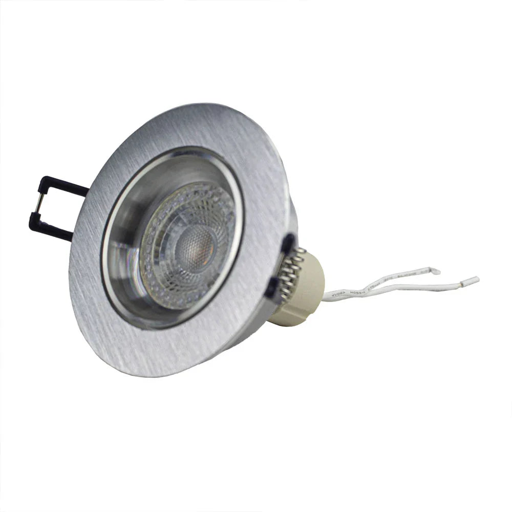 PHILIPS LED Inbouwspot Zilver 4W | Rond | 73 mm | Dimbaar