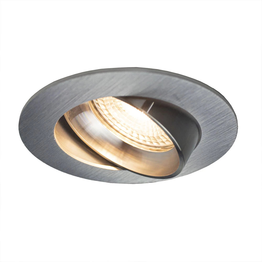 PHILIPS LED Inbouwspot Zilver 4W | Rond | 73 mm | Dimbaar