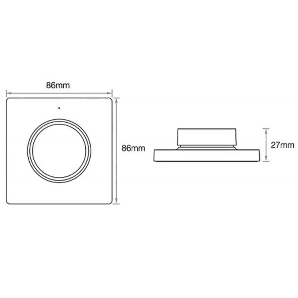 Bundelpakket | 1x Triac draadloze dimmer | 100-240V | Incl. Mi-light afstandsbediening | Wit