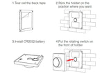 Mi-light | Draadloze wanddimmer | Wit