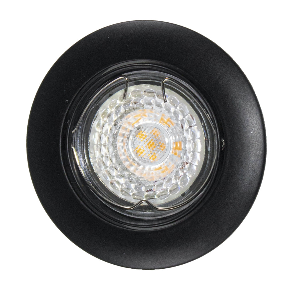 LED Spot Armatuur Kantelbaar | 73mm - Zwart