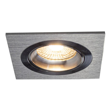 PHILIPS LED Inbouwspot 4 Watt Dimbaar | Vierkant | kantelbaar | Zilver