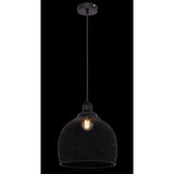 Moderne hanglamp - E27 fitting - Zwart - Mesh | Capitol