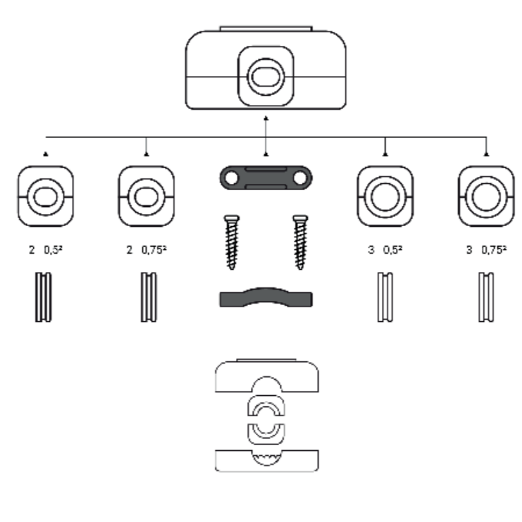 ION LED snoerdimmer | Wit | 0.3-75W