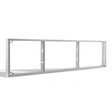 Opbouwframe met veer voor backlight LED paneel 1195x295mm