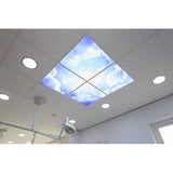 Wolkenplafond | Fotoprint | verdeeld over 4 panelen | 60x60cm