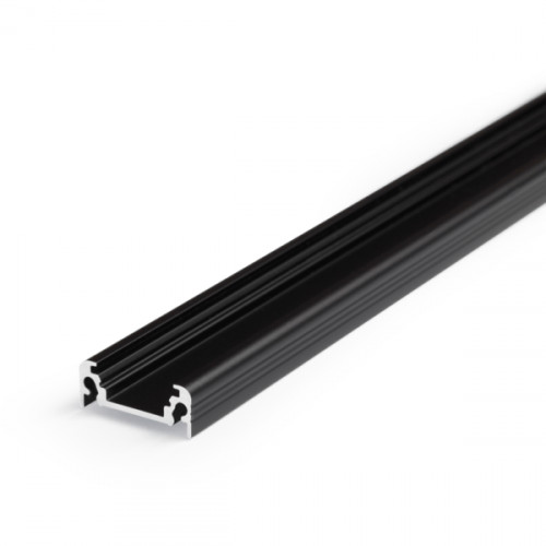 LED Strip opbouw profiel | 2 Meter | Zwart