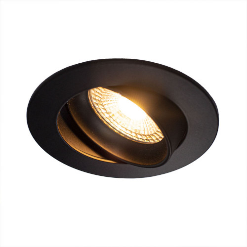 Competitief Verslijten helemaal LED Inbouwspot Zwart 5,5W | Rond | 73 mm | Dimbaar | LedLoket