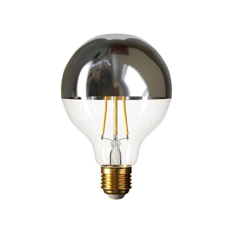 Led Lamp 7W Globe G95 | Zilver 2700K Kopen? | Ledloket